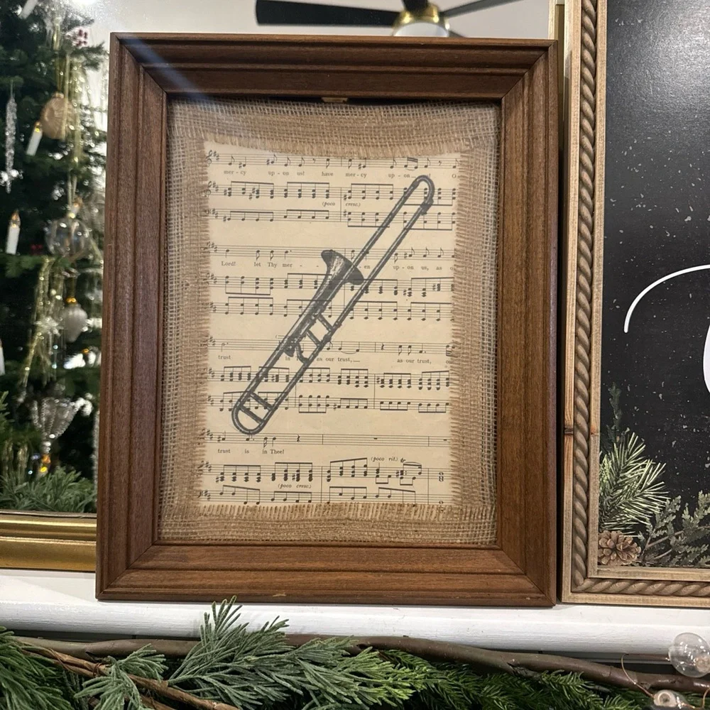 Vintage framed wall